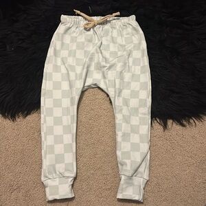 MRKC Checker Joggers Sz 2T-3T